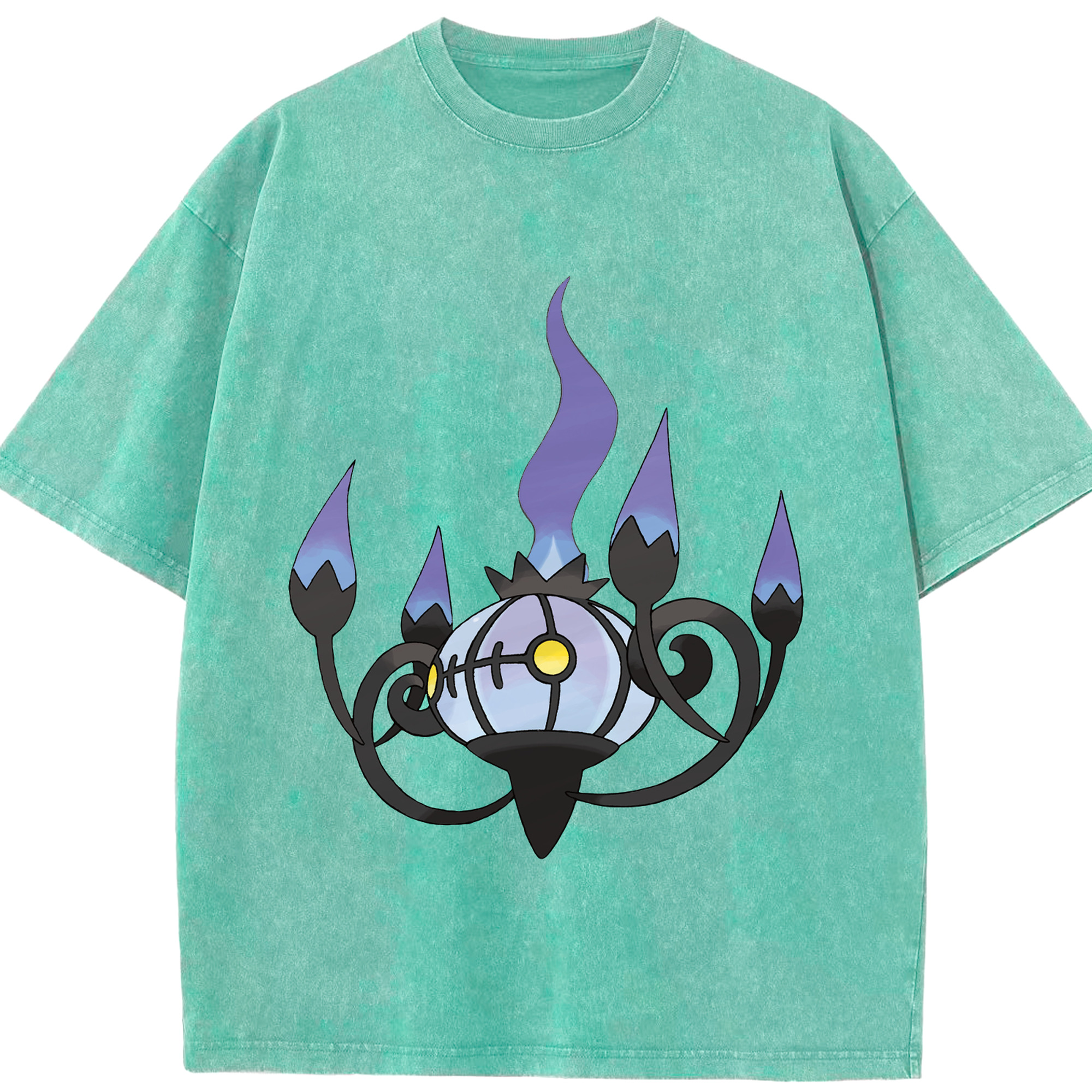（画像用） ポケットモンスター Pokémon 綿100% ヴィンテージ風 半袖Tシャツ（フロントプリント）
